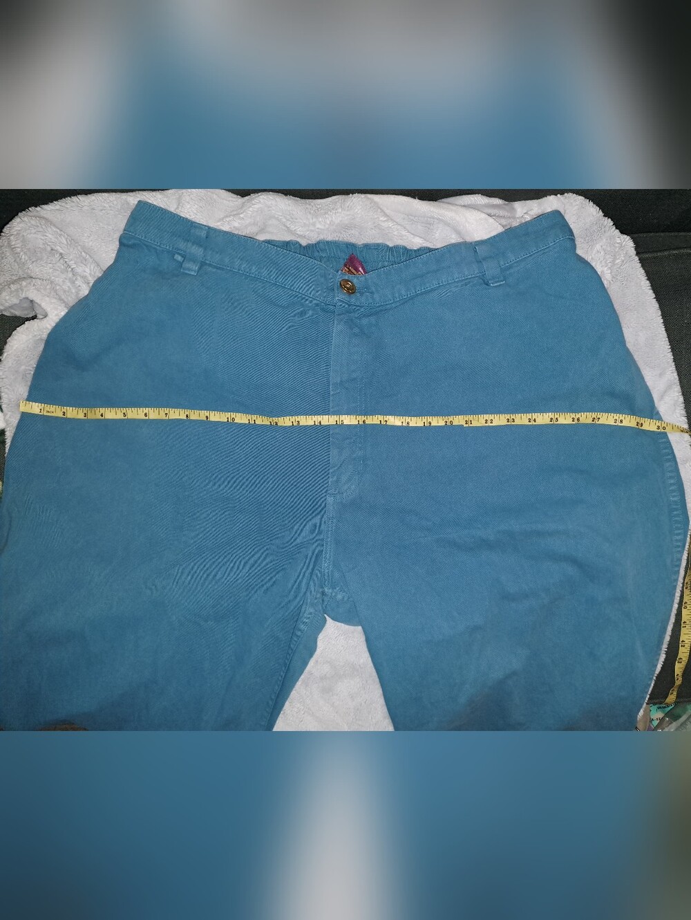 Big Bud Press Bell Bottom Trousers 3XL Marine Blue - Picture 4 of 4